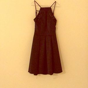 Junior Black Semi Formal Dress